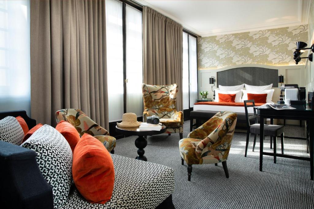 hotel-d-aubusson-5-sterren-hotel-parijs-3 hotel d aubusson 5 sterren hotel parijs kamer